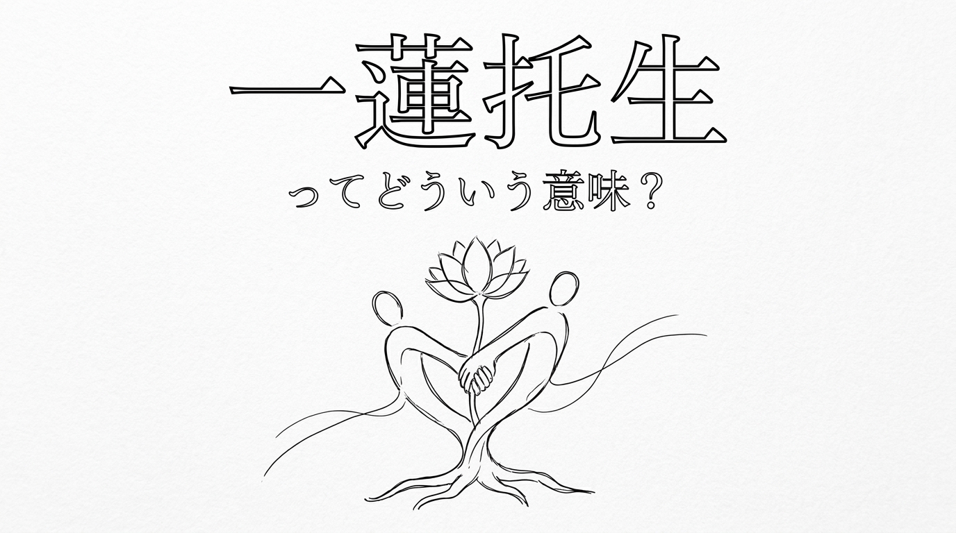 一蓮托生ってどういう意味？