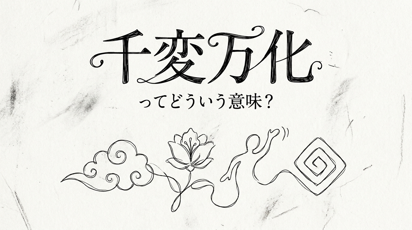 千変万化ってどういう意味？